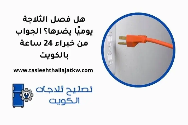 هل فصل الثلاجة يوميا يضرها